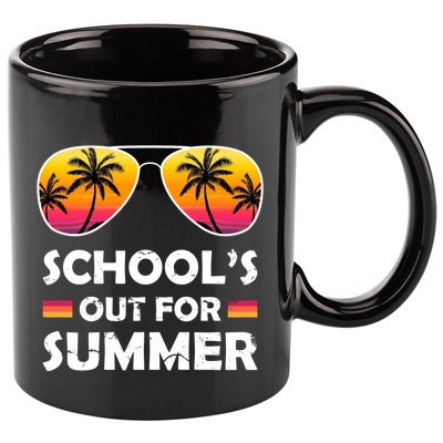 School's Out For Summer Palm Trees 11oz C Handle Ceramic Mug