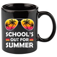 School's Out For Summer Palm Trees 11oz C Handle Ceramic Mug