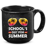 School's Out For Summer Palm Trees 15oz Campfire Ceramic Mug