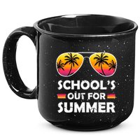 School's Out For Summer Palm Trees 15oz Campfire Ceramic Mug