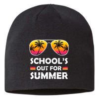 School's Out For Summer Palm Trees Sustainable Beanie