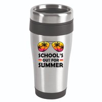 School's Out For Summer Palm Trees 16oz Travel Tumbler