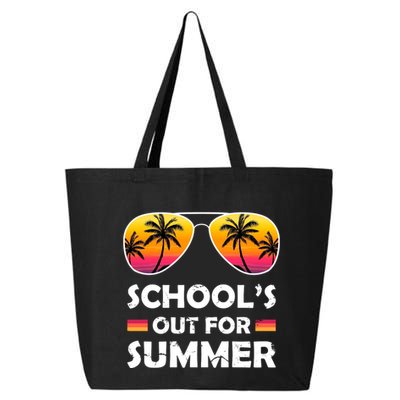 School's Out For Summer Palm Trees 25L Jumbo Tote