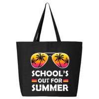 School's Out For Summer Palm Trees 25L Jumbo Tote