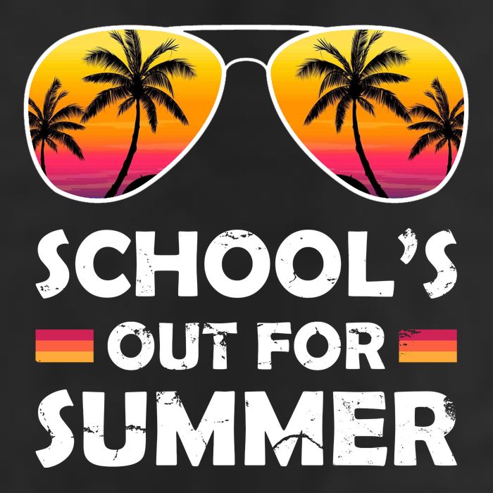 School's Out For Summer Palm Trees Microfiber Hand Towel