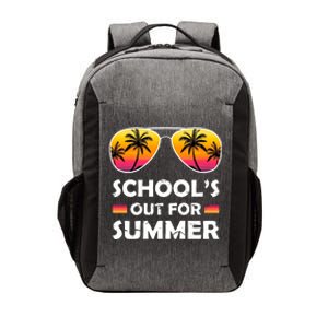 School's Out For Summer Palm Trees Vector Backpack