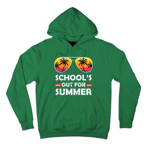 School's Out For Summer Palm Trees Hoodie