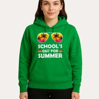 School's Out For Summer Palm Trees Hoodie