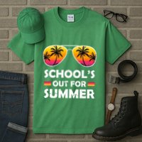 School's Out For Summer Palm Trees Tall T-Shirt