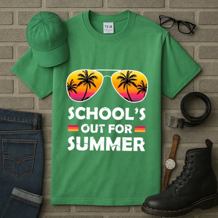 School's Out For Summer Palm Trees Tall T-Shirt