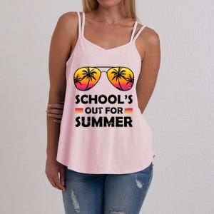 School's Out For Summer Palm Trees Women's Strappy Tank