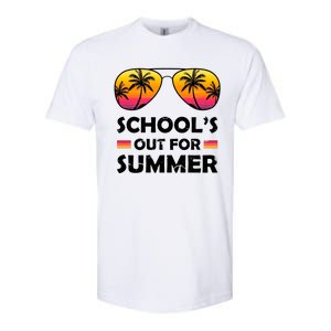 School's Out For Summer Palm Trees Softstyle CVC T-Shirt