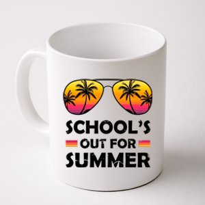 School's Out For Summer Palm Trees Coffee Mug