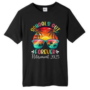 SchoolS Out Forever Retired Teacher Retirement 2025 Funny Tall Fusion ChromaSoft Performance T-Shirt