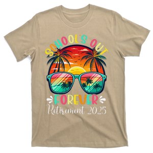 SchoolS Out Forever Retired Teacher Retirement 2025 Funny T-Shirt