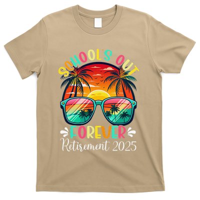 SchoolS Out Forever Retired Teacher Retirement 2025 Funny T-Shirt