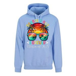 SchoolS Out Forever Retired Teacher Retirement 2025 Funny Unisex Surf Hoodie