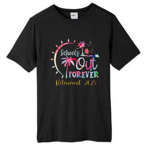 SchoolS Out Forever Teacher Retirement 2025 Retired Teacher Tall Fusion ChromaSoft Performance T-Shirt