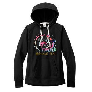 SchoolS Out Forever Teacher Retirement 2025 Retired Teacher Women's Fleece Hoodie