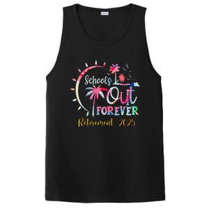 SchoolS Out Forever Teacher Retirement 2025 Retired Teacher PosiCharge Competitor Tank