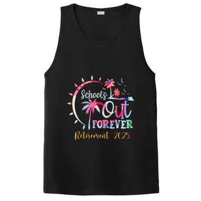 SchoolS Out Forever Teacher Retirement 2025 Retired Teacher PosiCharge Competitor Tank