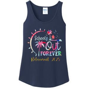 SchoolS Out Forever Teacher Retirement 2025 Retired Teacher Ladies Essential Tank