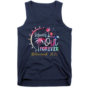 SchoolS Out Forever Teacher Retirement 2025 Retired Teacher Tank Top