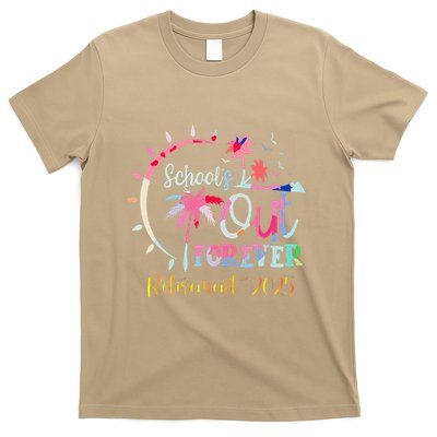 SchoolS Out Forever Teacher Retirement 2025 Retired Teacher T-Shirt