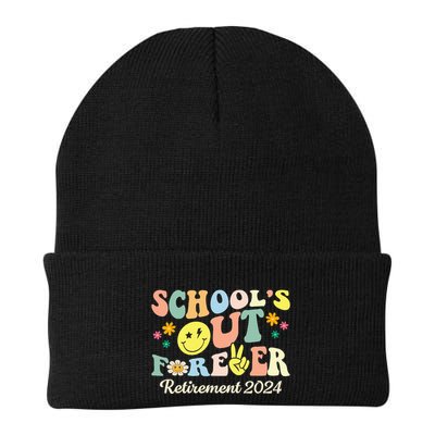 SchoolS Out Forever Gifts Retired Teacher Retirement 2024 Beanie
