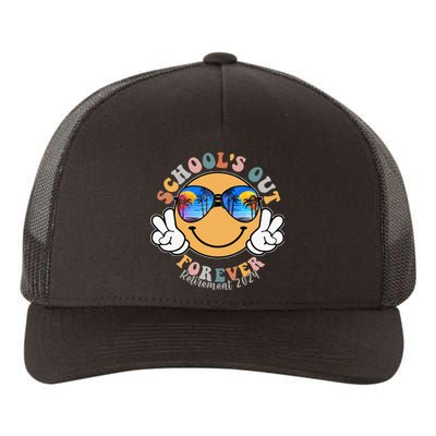 SchoolS Out Forever Retired Teacher Retirement 2024 Yupoong Adult 5-Panel Trucker Hat