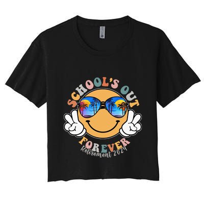 SchoolS Out Forever Retired Teacher Retirement 2024 Crop Top