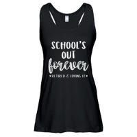 School's Out Forever Retired Teacher Retirement Ladies Essential Flowy Tank