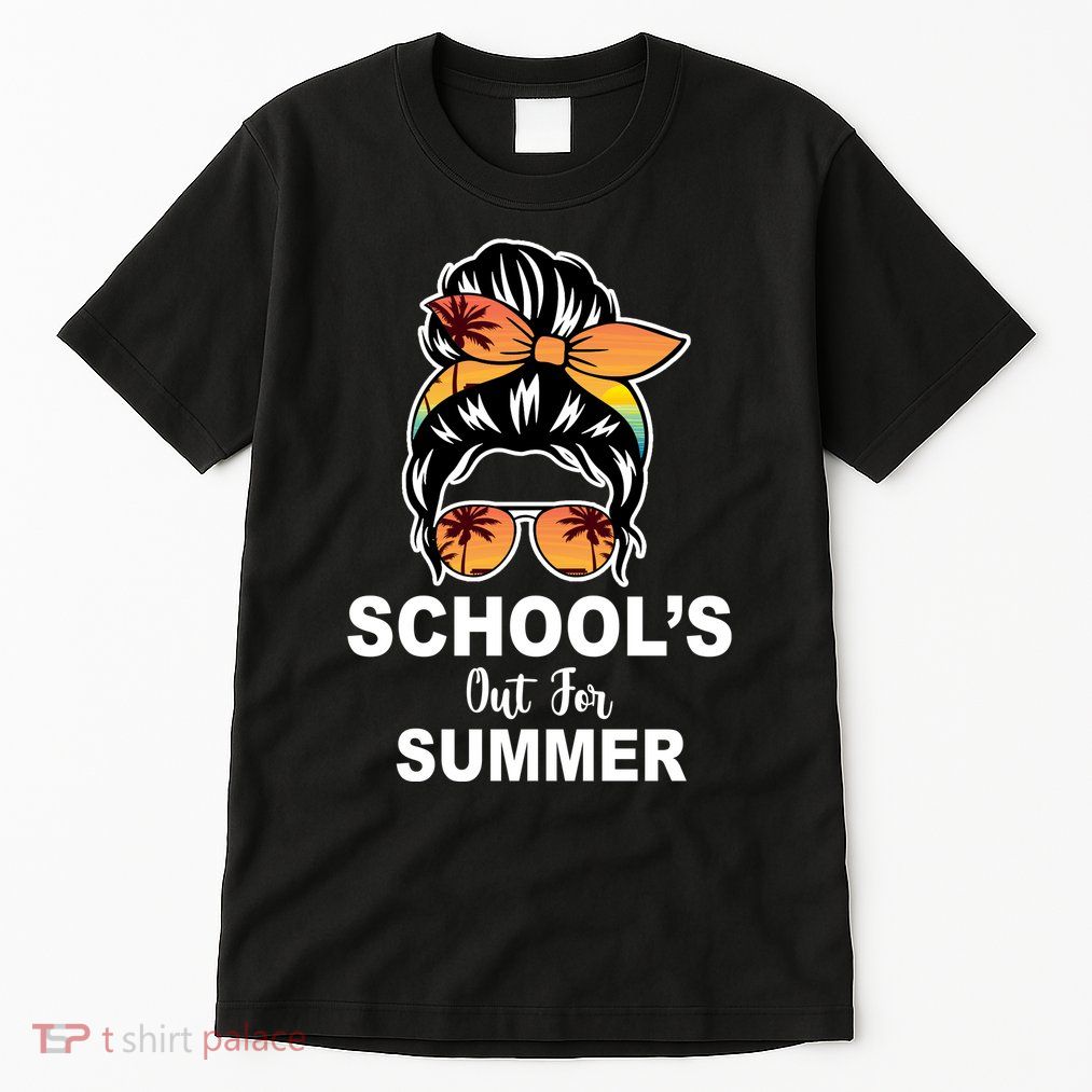 Schools Out For Summer Female Bun Sunglass Tall T-Shirt