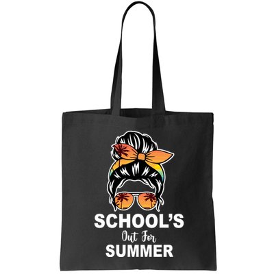 Schools Out For Summer Female Bun Sunglass Bag