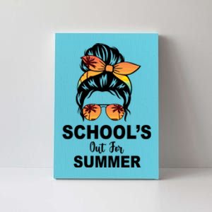 Schools Out For Summer Female Bun Sunglass Canvas