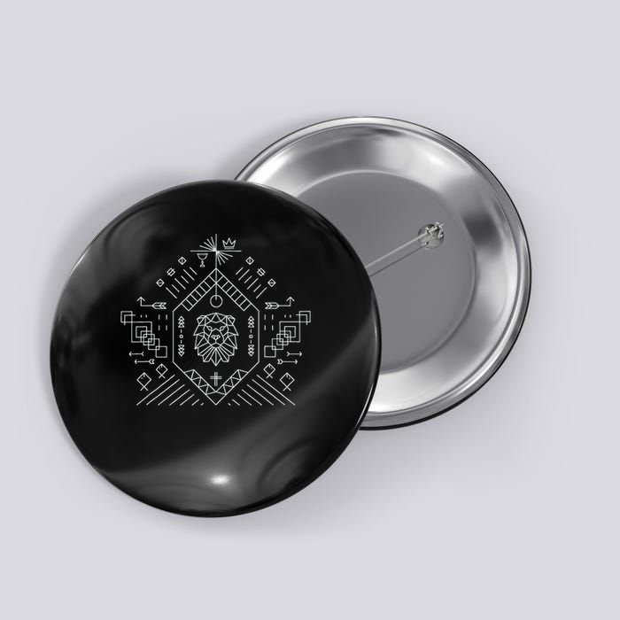 Shield Of Faith, Geometric Design Button
