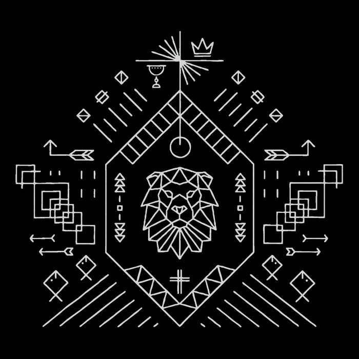 Shield Of Faith, Geometric Design Button