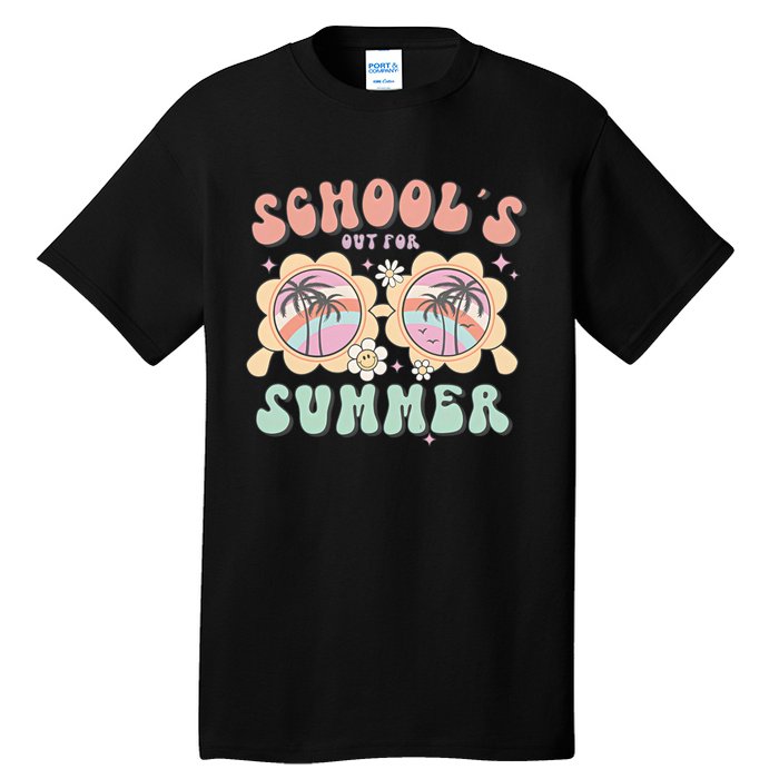 Schools Out For Summer End Of School Year Teacher Funny Teach Tall T-Shirt