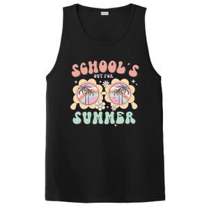 Schools Out For Summer End Of School Year Teacher Funny Teach PosiCharge Competitor Tank