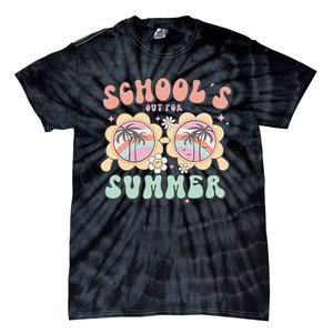 Schools Out For Summer End Of School Year Teacher Funny Teach Tie-Dye T-Shirt