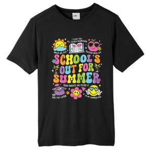 Schools Out For Summer Graduation Last Day Of School Teacher Tall Fusion ChromaSoft Performance T-Shirt