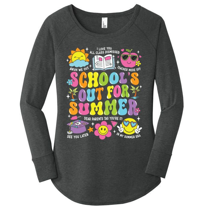 Schools Out For Summer Graduation Last Day Of School Teacher Women's Perfect Tri Tunic Long Sleeve Shirt