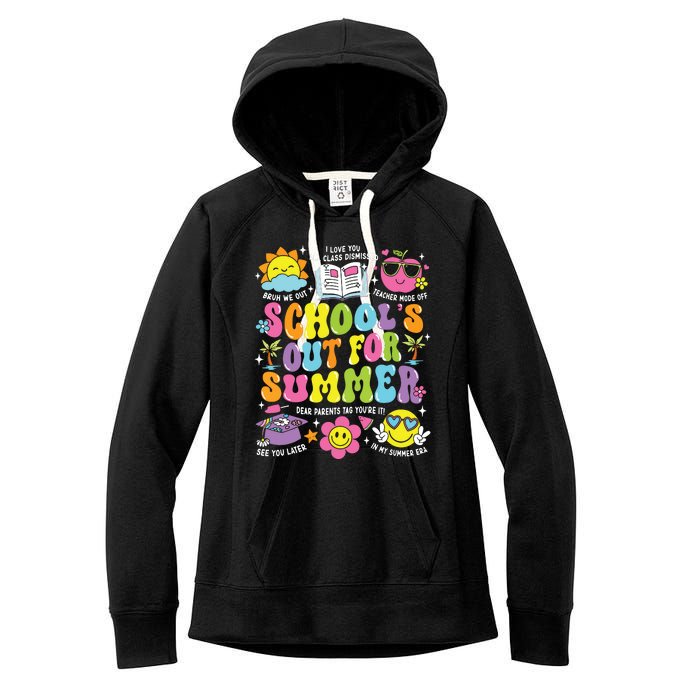 Schools Out For Summer Graduation Last Day Of School Teacher Women's Fleece Hoodie