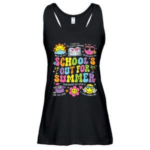 Schools Out For Summer Graduation Last Day Of School Teacher Ladies Essential Flowy Tank