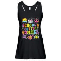 Schools Out For Summer Graduation Last Day Of School Teacher Ladies Essential Flowy Tank