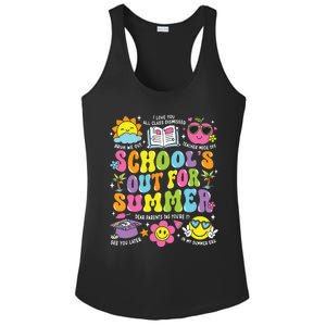 Schools Out For Summer Graduation Last Day Of School Teacher Ladies PosiCharge Competitor Racerback Tank