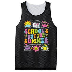 Schools Out For Summer Graduation Last Day Of School Teacher Mesh Reversible Basketball Jersey Tank