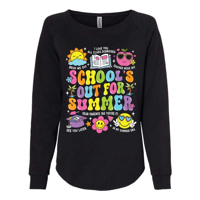 Schools Out For Summer Graduation Last Day Of School Teacher Womens California Wash Sweatshirt