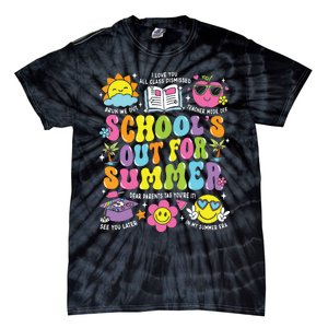 Schools Out For Summer Graduation Last Day Of School Teacher Tie-Dye T-Shirt