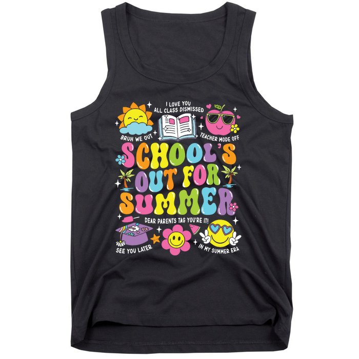 Schools Out For Summer Graduation Last Day Of School Teacher Tank Top